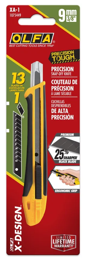 Olfa X-Desgin 9mm XA-1 Fiberglass Precision Knife