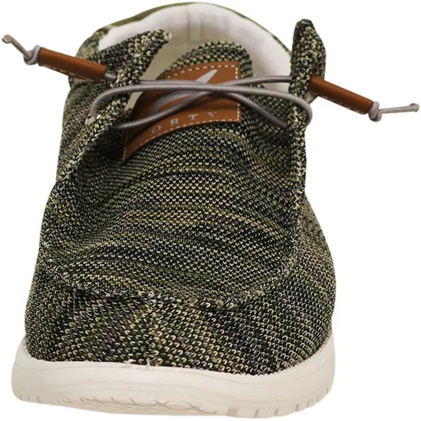 Olive Multi Slip-On Boat Shoes