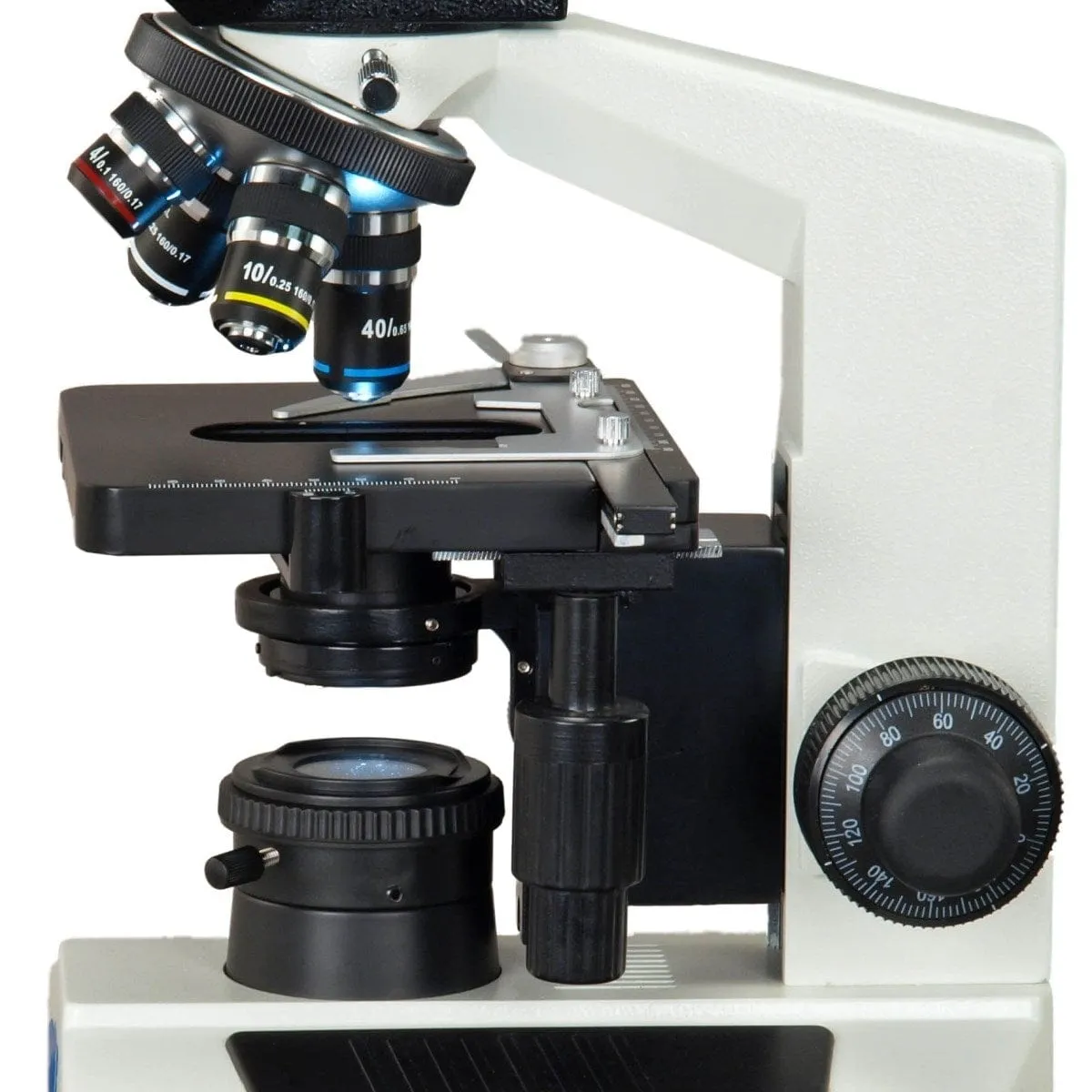 OMAX 40X-2500X Built-in 3.0MP USB Camera Binocular Compound Kohler LED Microscope with Aluminum Case