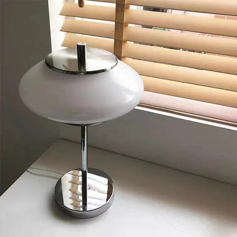 Opaque Glass Bauhaus Table Lamp
