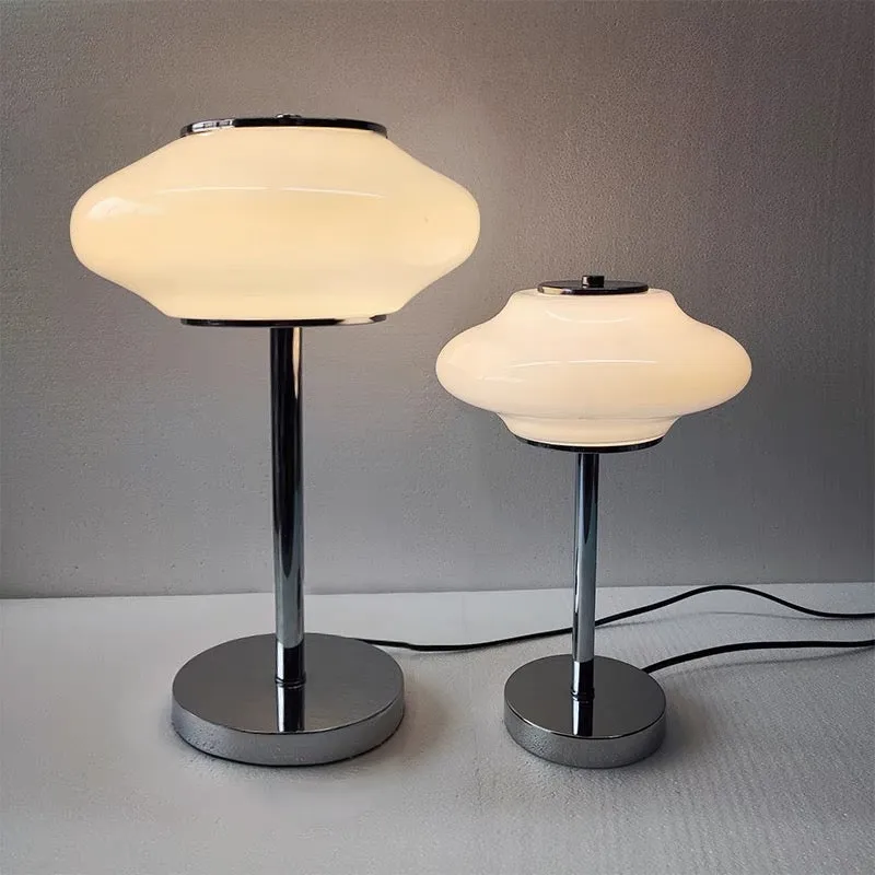 Opaque Glass Bauhaus Table Lamp