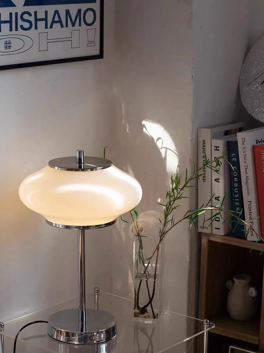 Opaque Glass Bauhaus Table Lamp