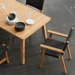 Porter Table 1600 Rectangle plus x6 Barker Chairs Black - Floor Model