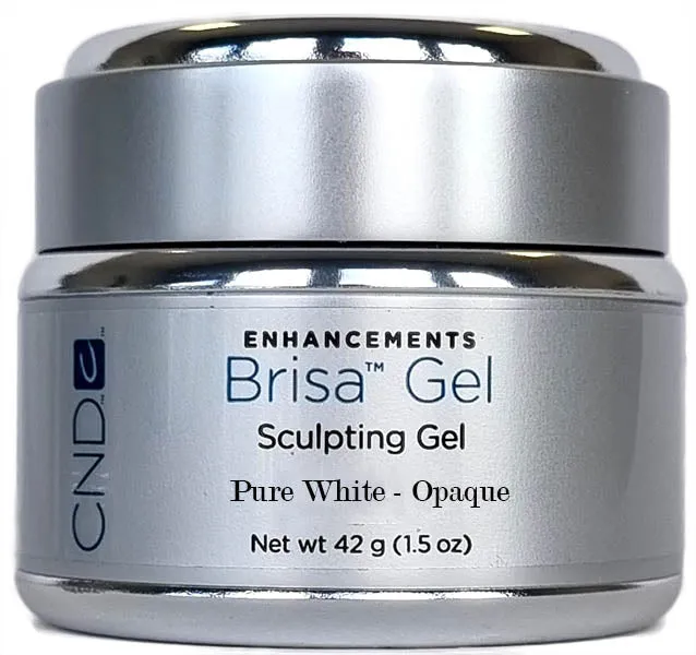 Pure White - Opaque * CND Brisa Gel