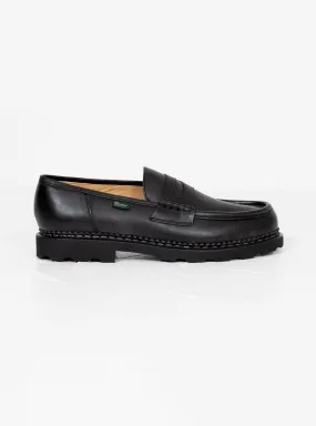 Reims Leather Loafers Black