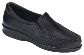 SAS Twin Slip On Loafer - Black