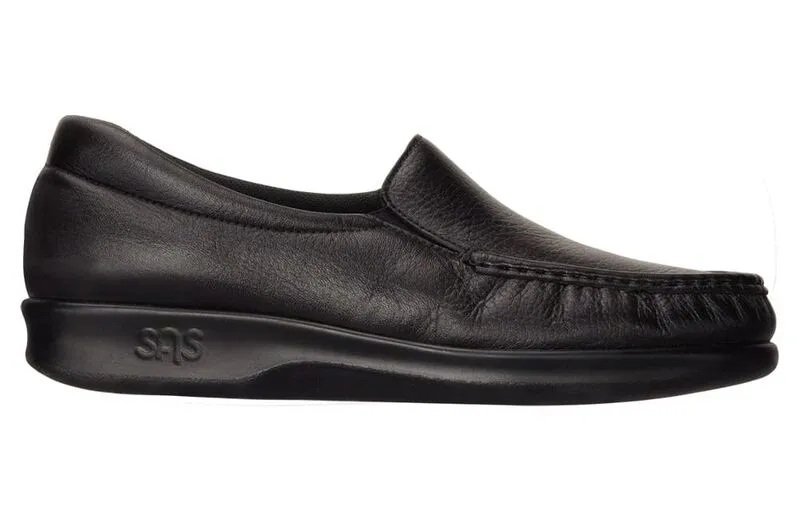 SAS Twin Slip On Loafer - Black