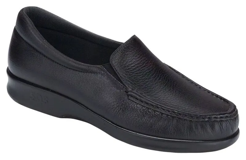 SAS Twin Slip On Loafer - Black