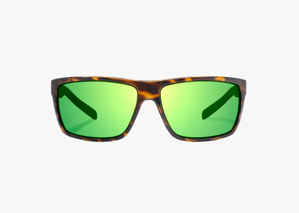 Sigs Brown Tortise Green Mirror Poly