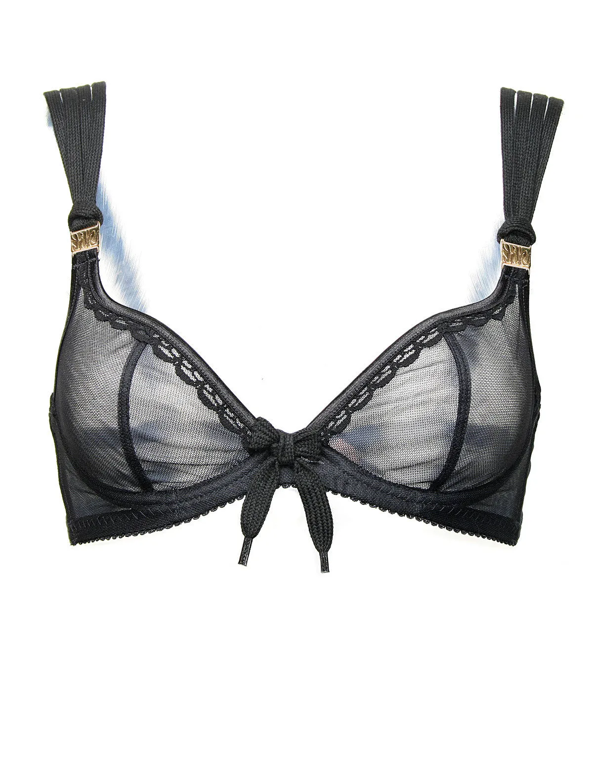 Smooth Shoelace Plunge Bra (More Colors)