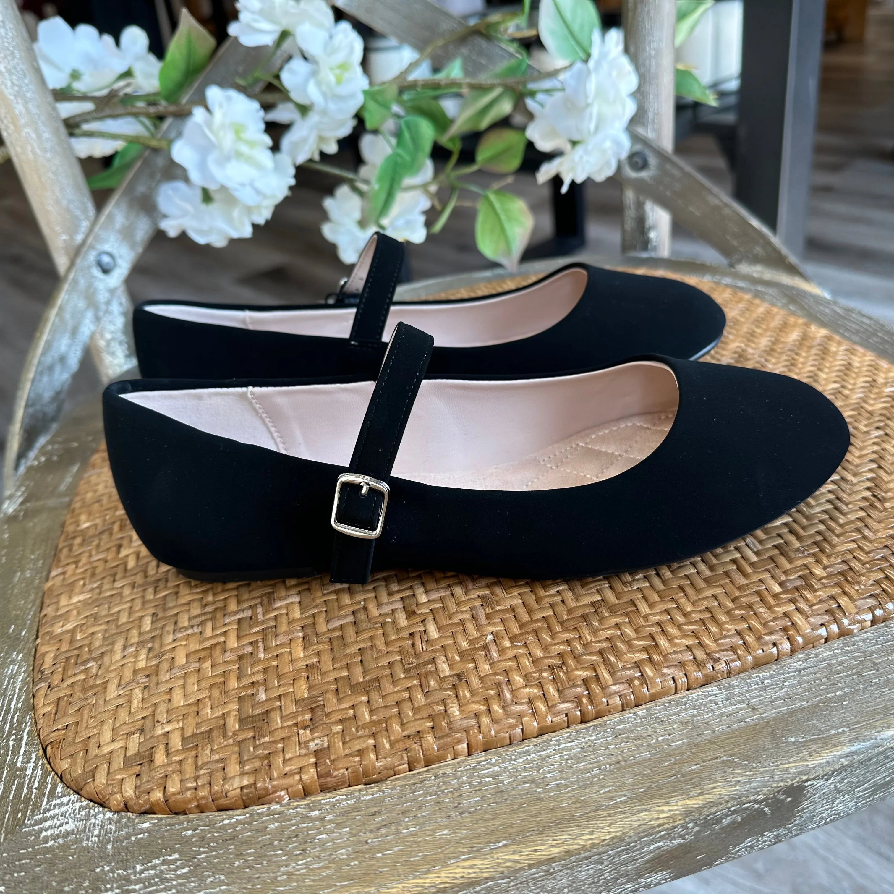 SODA "Verve" Wide Fit Ballerina Flat