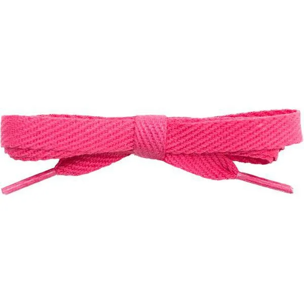 Spool - 3/8" Cotton Flat - Dark Pink (144 yards) Shoelaces