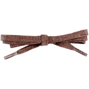 Spool - Waxed Cotton 1/4" Flat Dress - Brown (100 yards) Shoelaces
