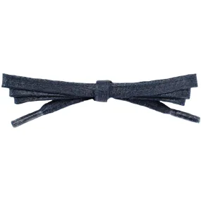 Spool - Waxed Cotton 1/4" Flat Dress - Navy Blue (100 yards) Shoelaces