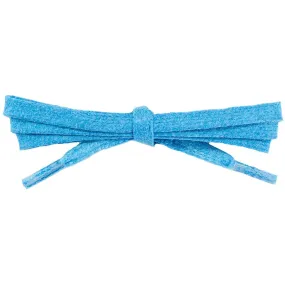 Spool - Waxed Cotton 1/4" Flat Dress - Neon Blue (100 yards) Shoelaces