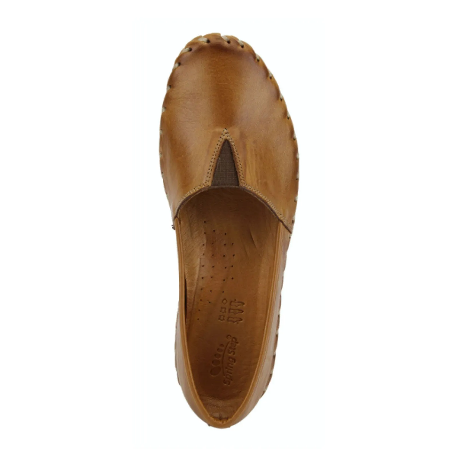 Spring Step Kathaleta Slip On Loafer (Women) - Brown Leather