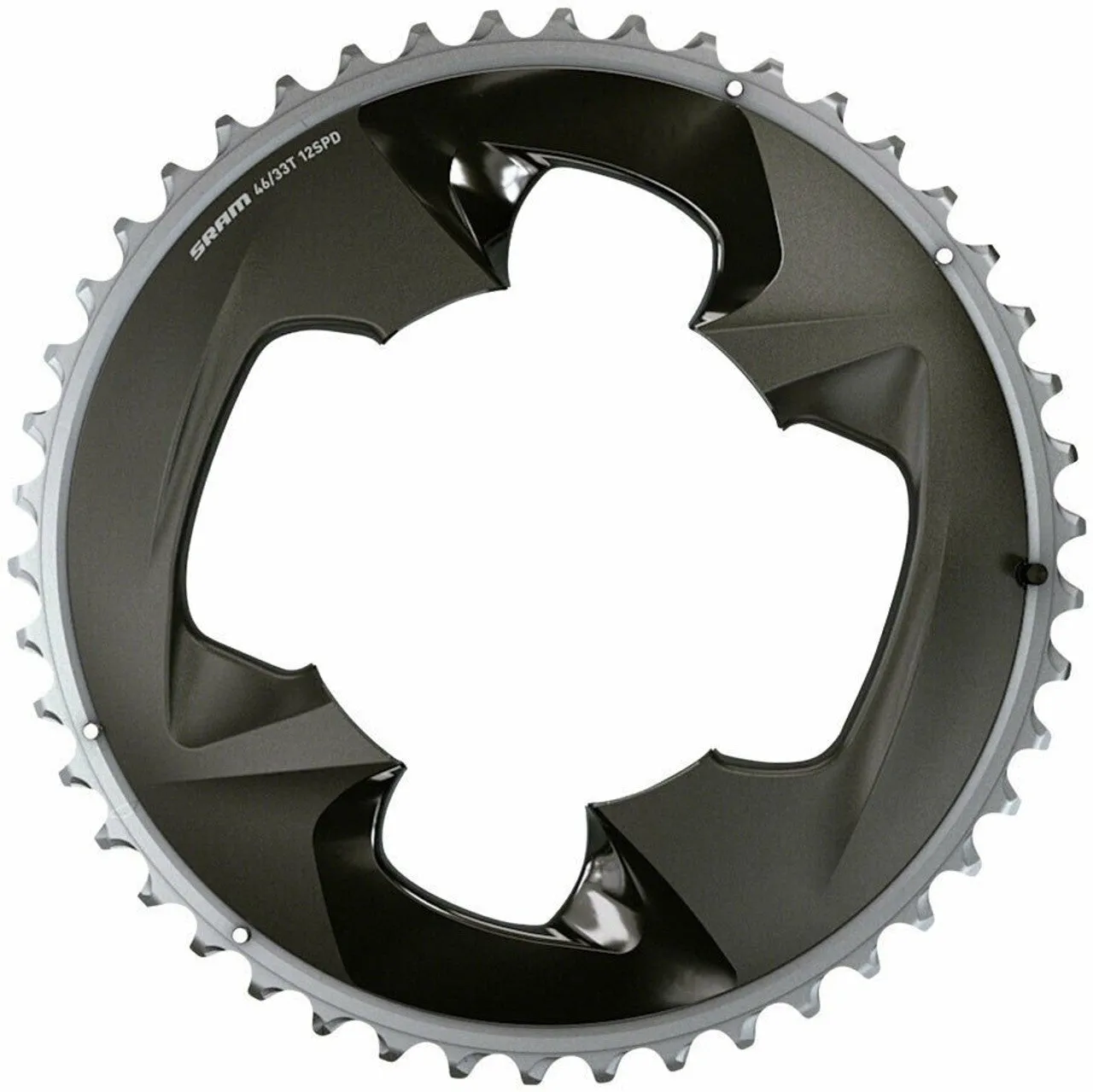 SRAM Chain Ring Road 107 BCD 2 x Force Polar Grey Cover