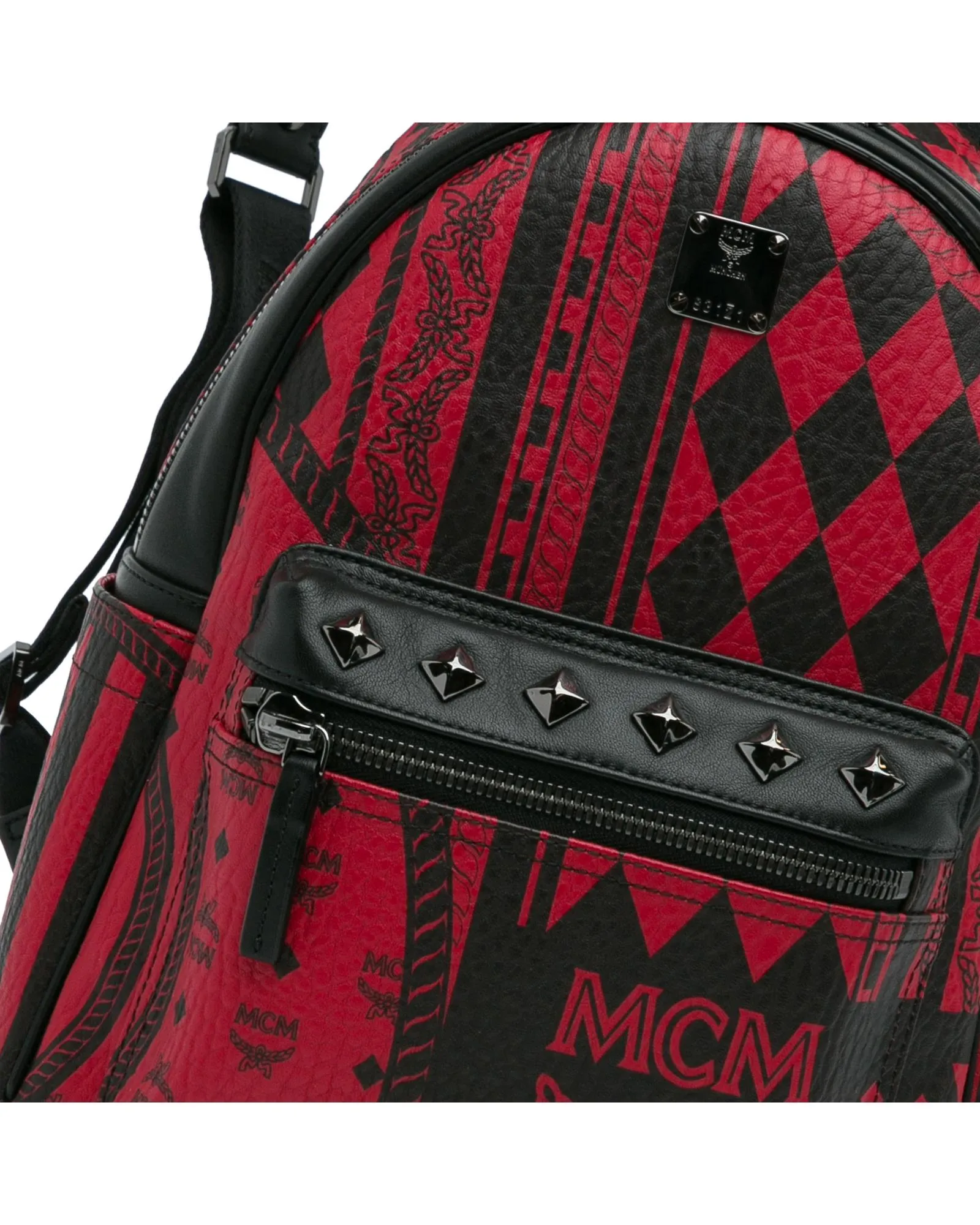 Studded Canvas Backpack