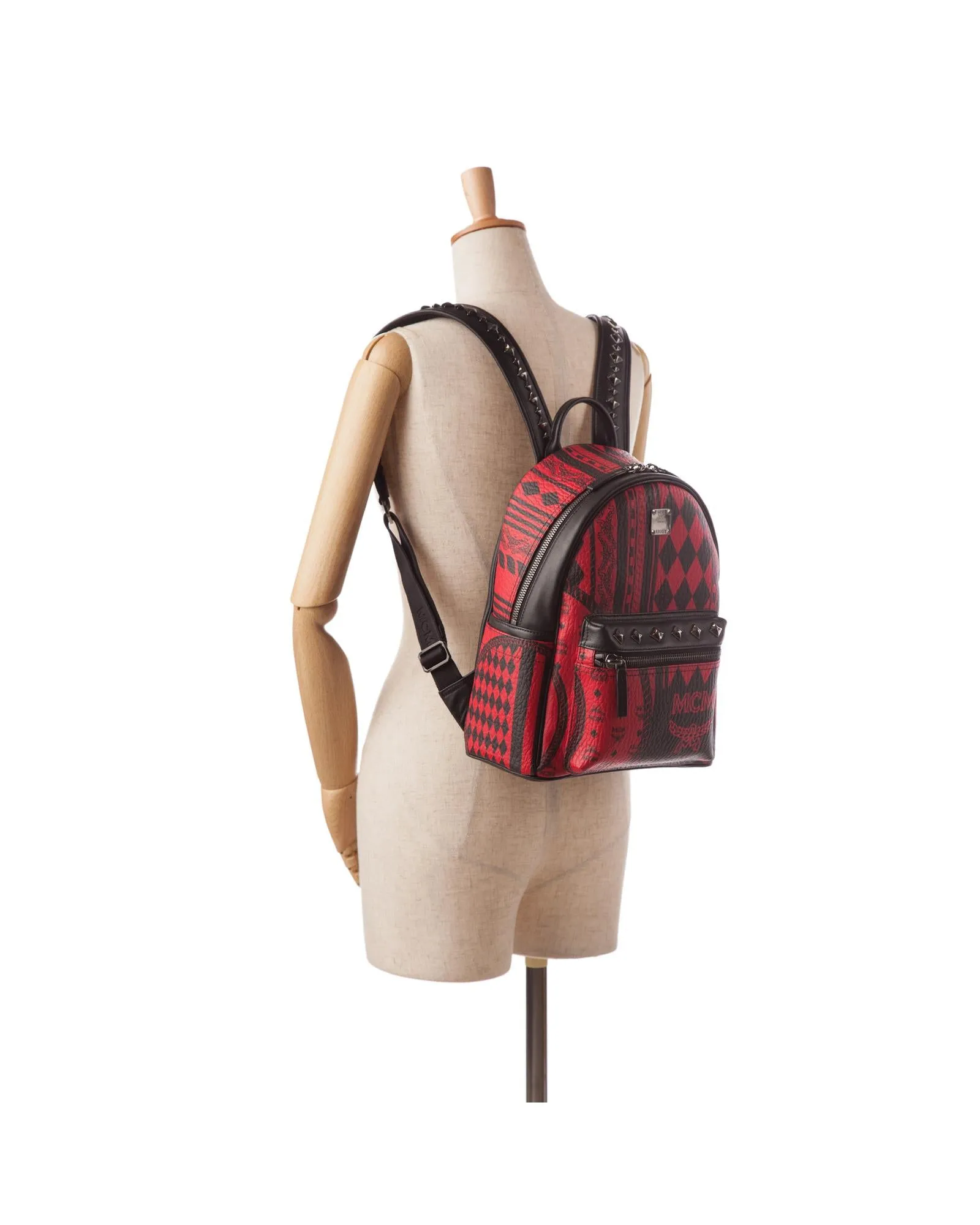 Studded Canvas Backpack