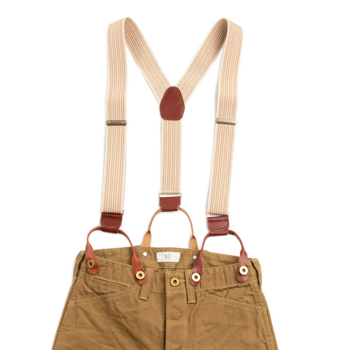 Suspenders - Ecru