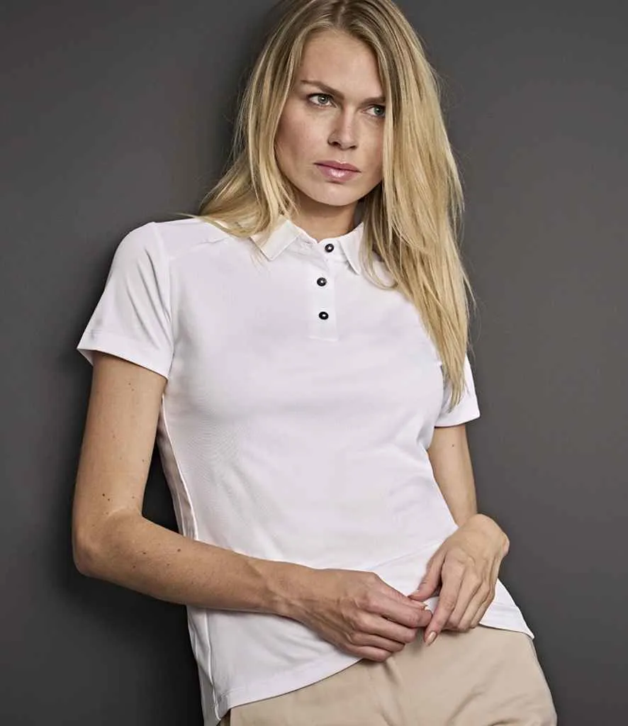 Tee Jays Ladies Luxury Sport Polo Shirt | White