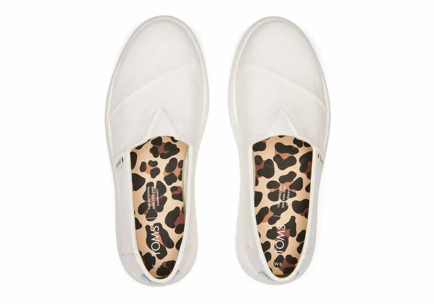 Toms Womens Alpargata Mallow White Canvas