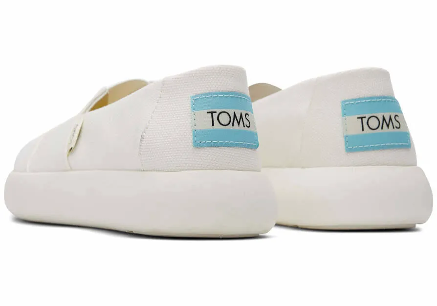 Toms Womens Alpargata Mallow White Canvas