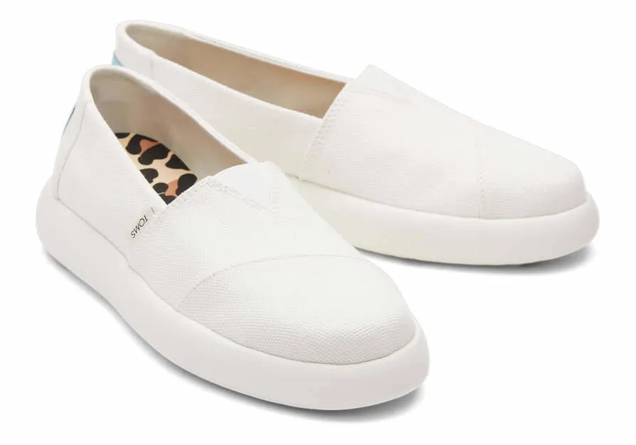 Toms Womens Alpargata Mallow White Canvas