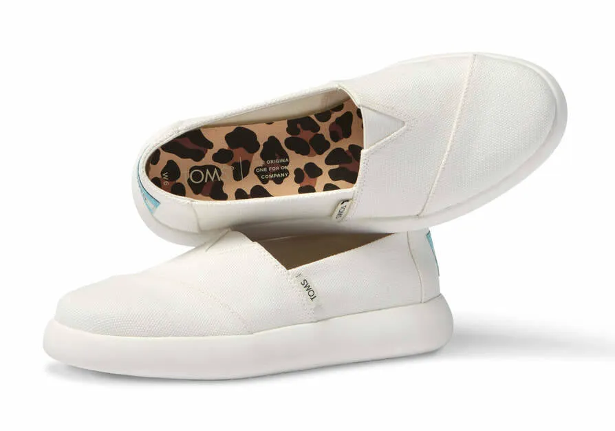 Toms Womens Alpargata Mallow White Canvas