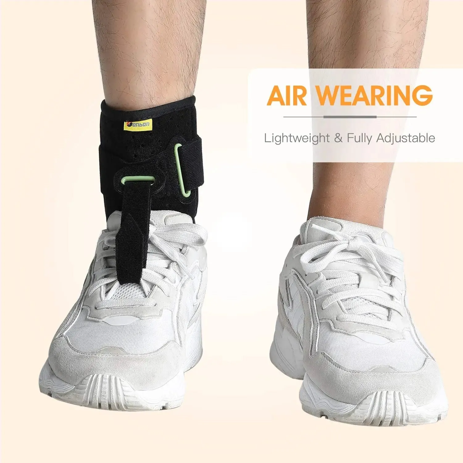 TOPRUNN Adjustable Drop Foot Brace - Essential Support for Stroke Warriors