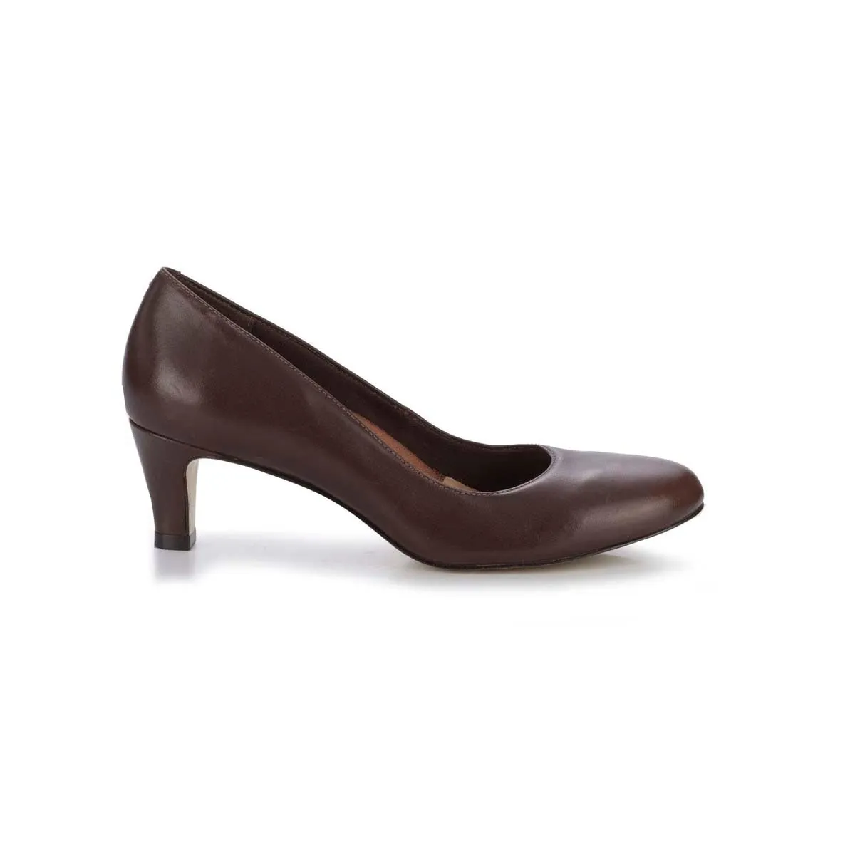 Walking Cradles Wc Joy Women Pump Shoe In Brown Cashmere Leather