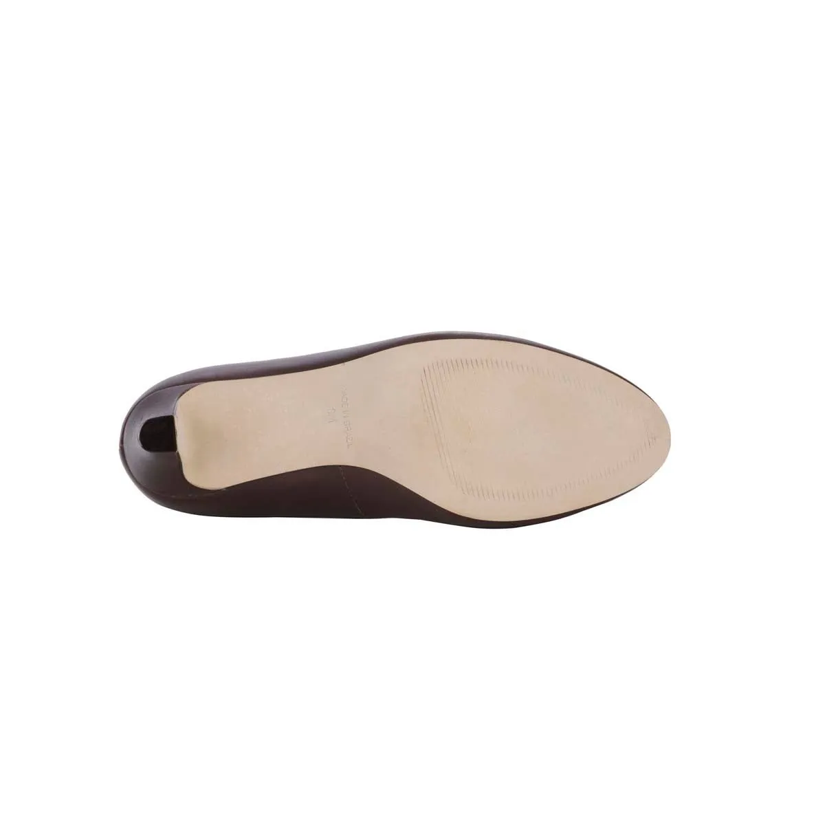 Walking Cradles Wc Joy Women Pump Shoe In Brown Cashmere Leather