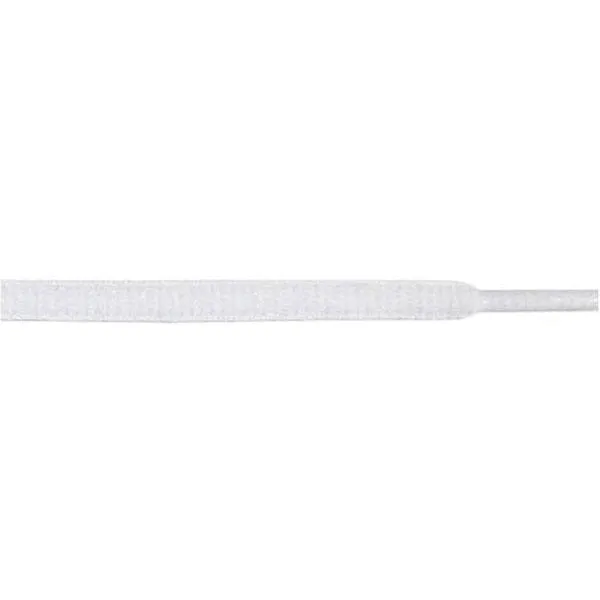 Wholesale Oval 1/4" - White (12 Pair Pack) Shoelaces