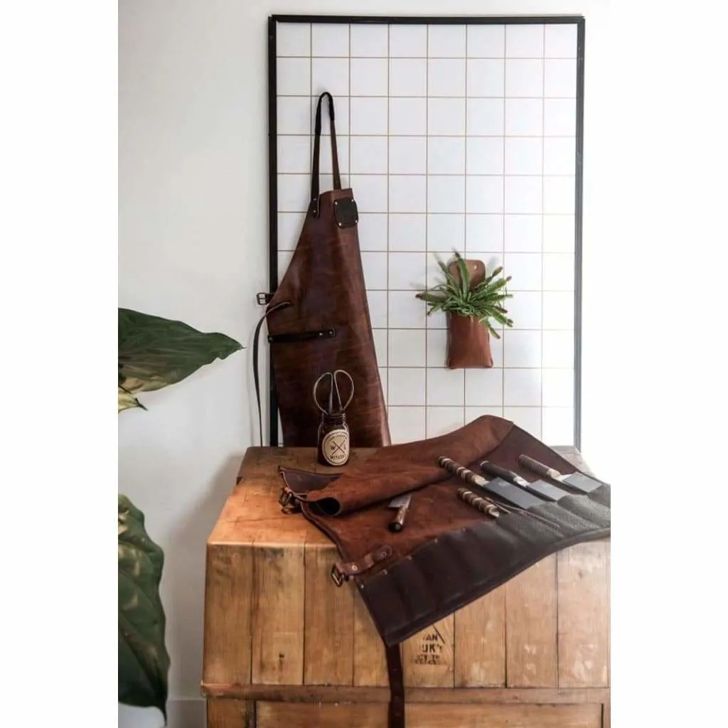 Witloft Leather Apron Classic Dark Brown