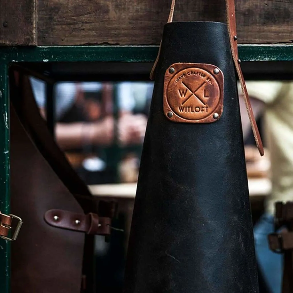 Witloft Leather Apron Classic Dark Brown
