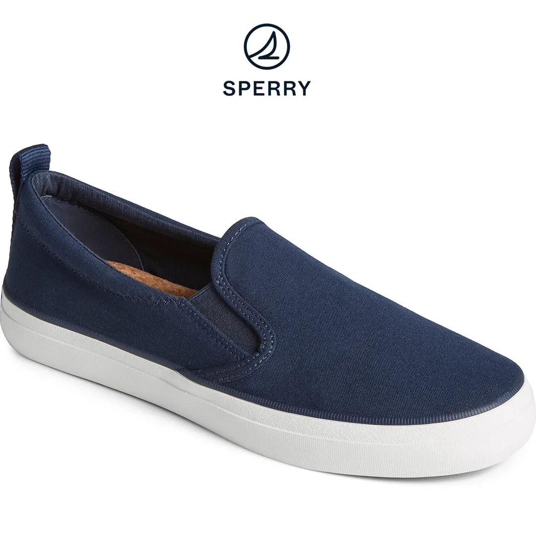 Women's SeaCycled™ Crest Twin Gore Canvas Sneaker Navy (STS88140)