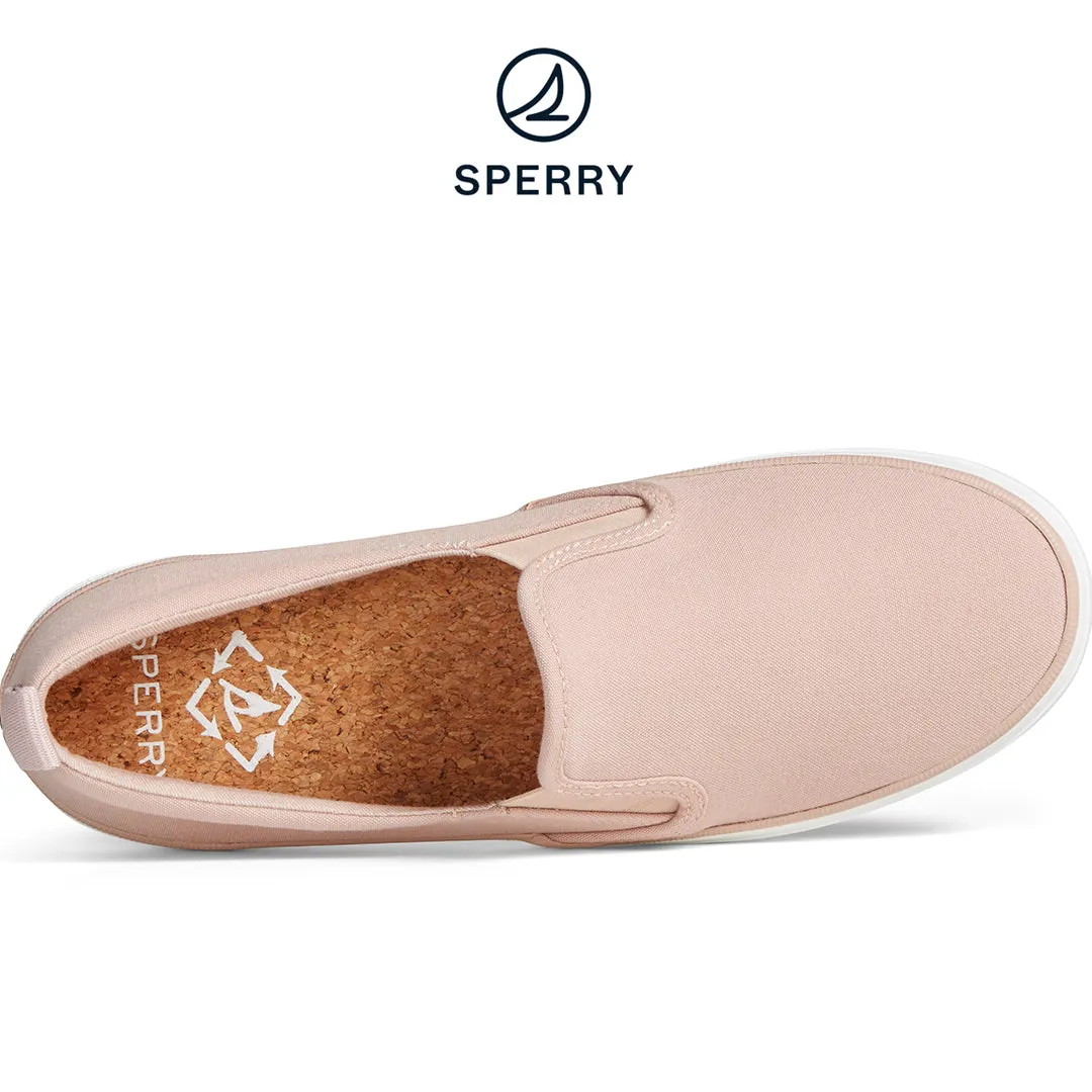 Women's SeaCycled™ Crest Twin Gore Canvas Sneaker Rose (STS88144)