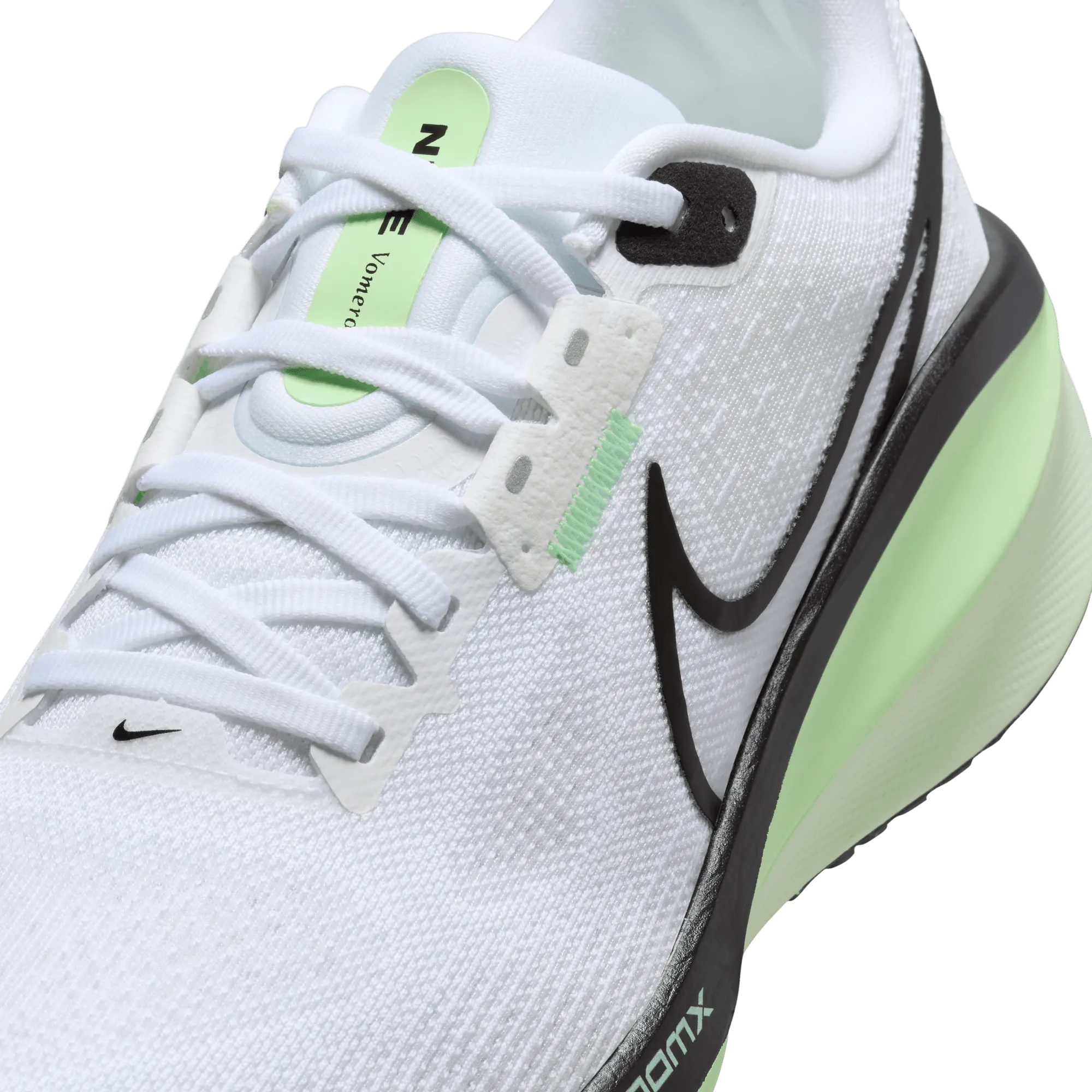 Women's Vomero 17 (100 - White/Black-Vapor Green-Green Strike)