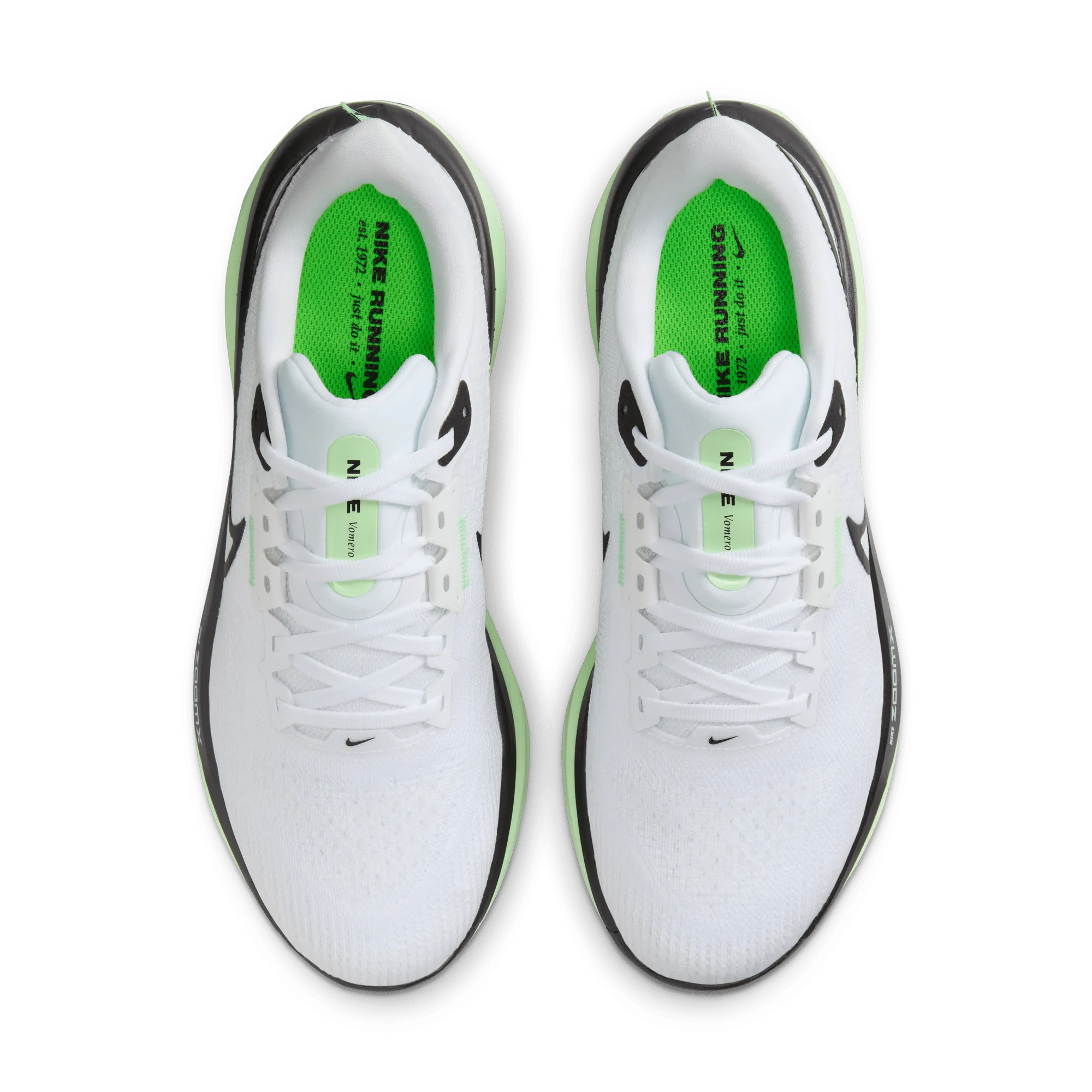 Women's Vomero 17 (100 - White/Black-Vapor Green-Green Strike)