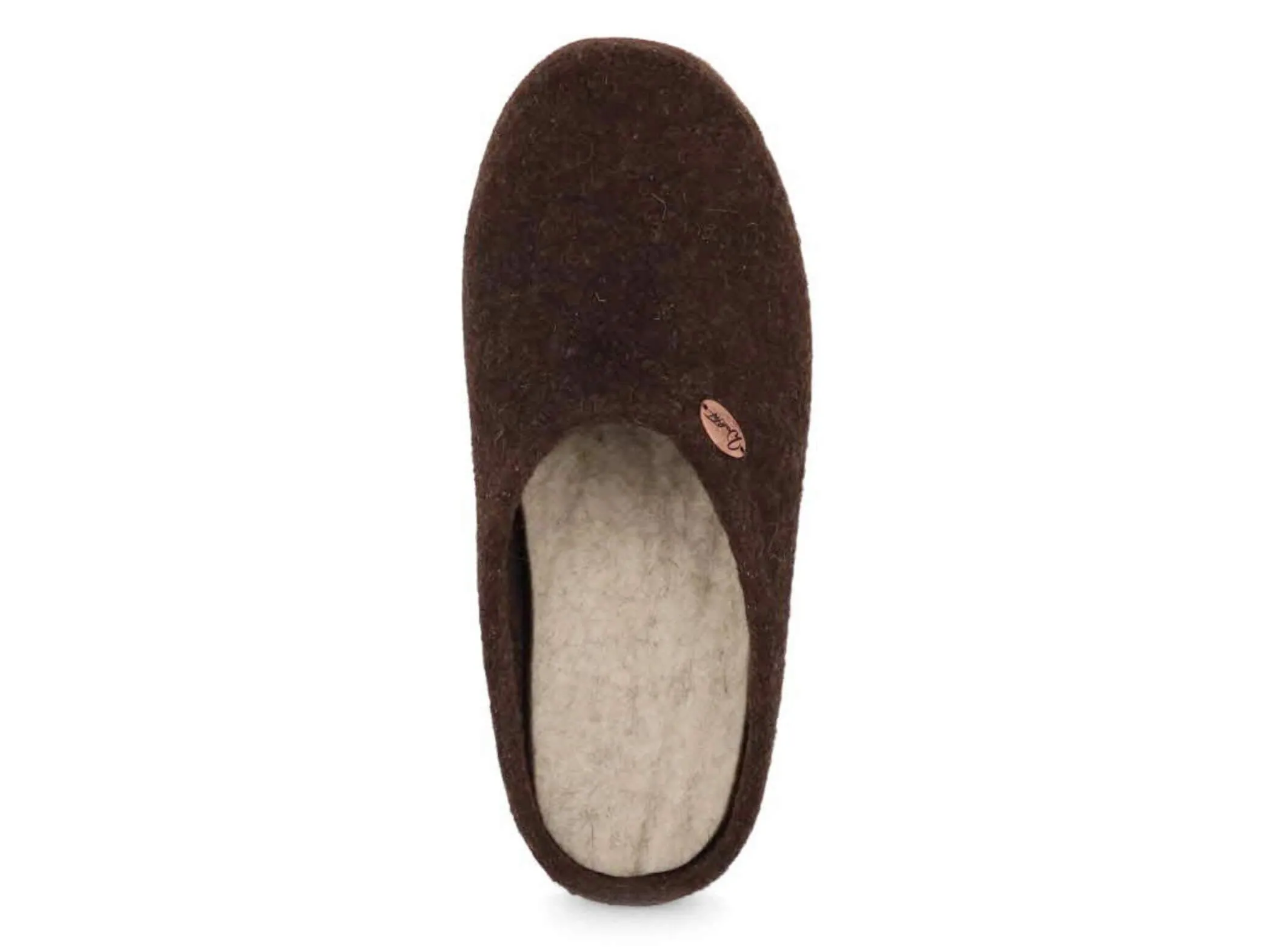 WoolFit Classic | Felt Slippers with Insoles & Leather Sole