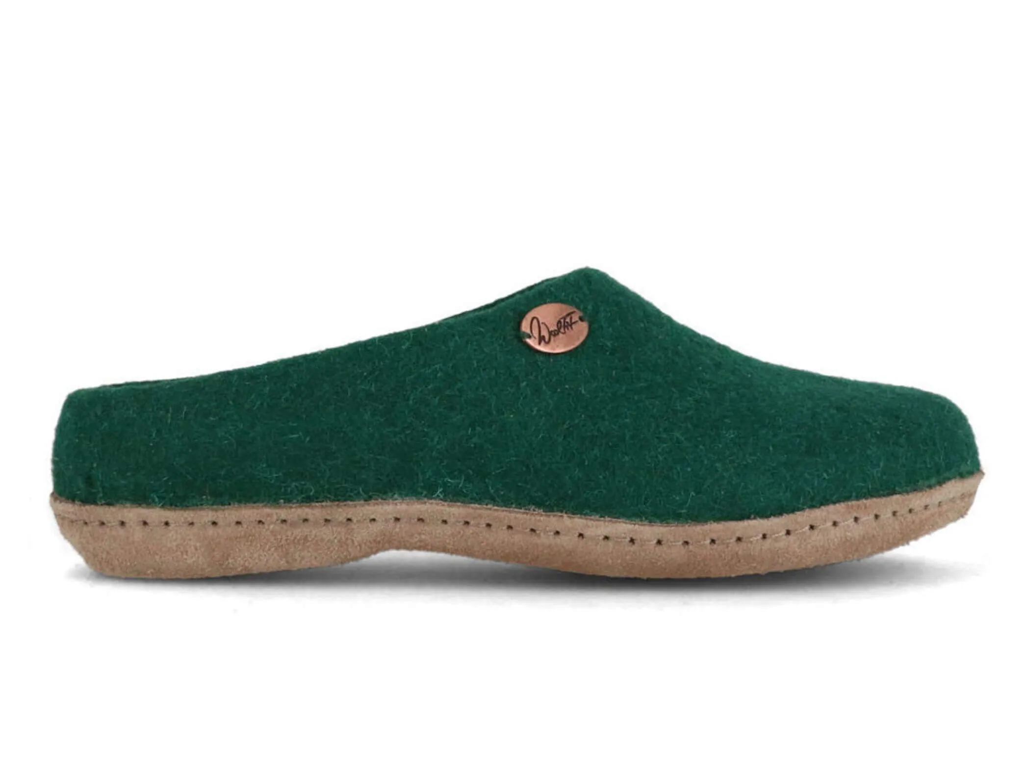 WoolFit Classic | Felt Slippers with Insoles & Leather Sole