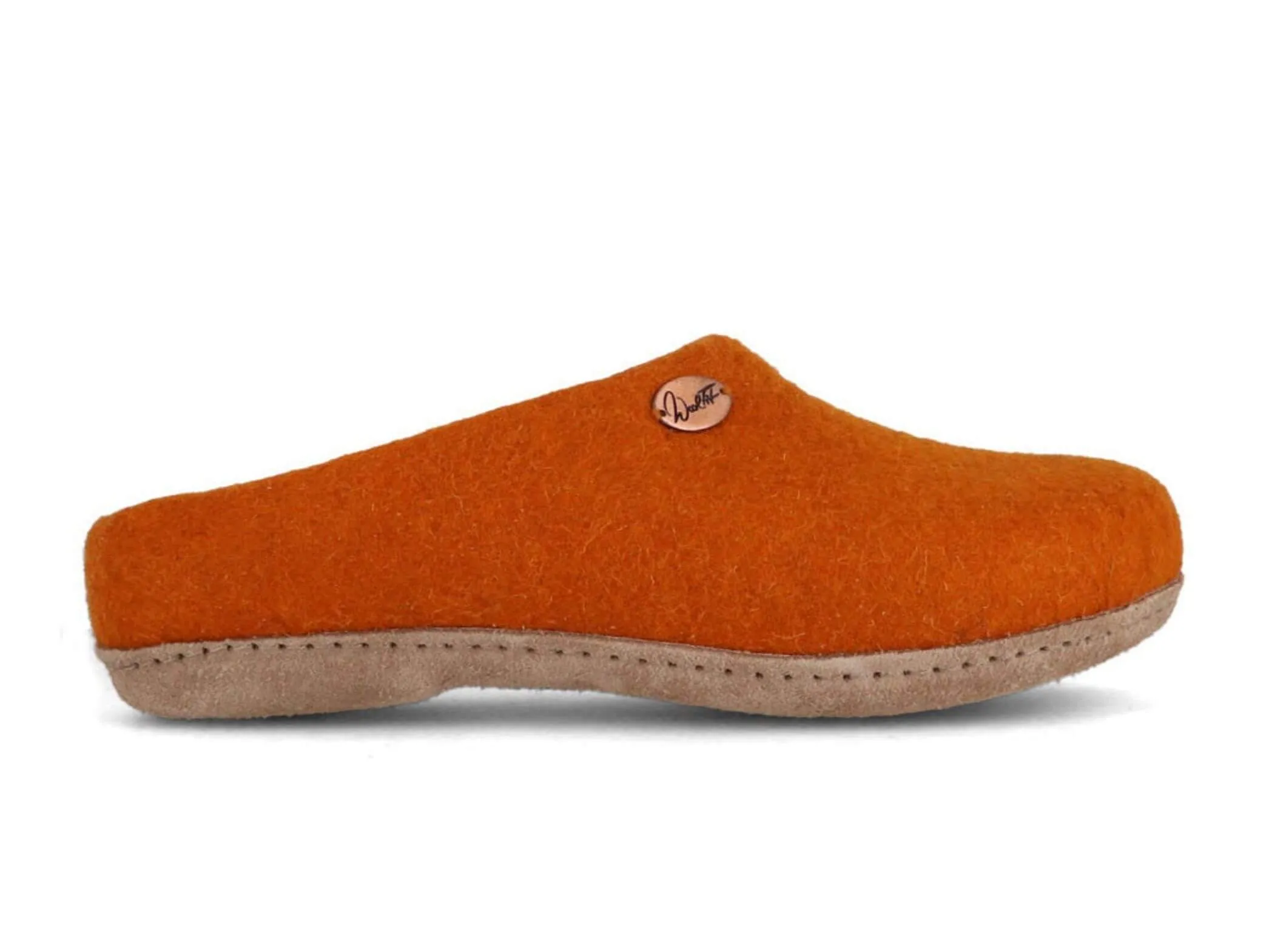 WoolFit Classic | Felt Slippers with Insoles & Leather Sole