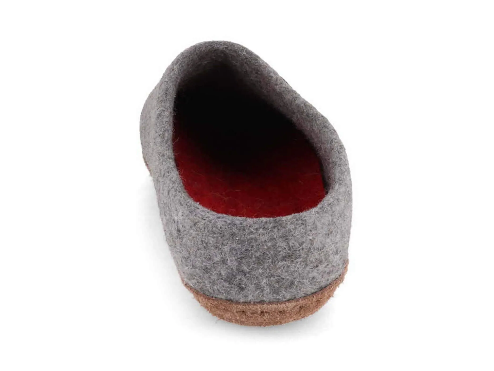 WoolFit Classic | Felt Slippers with Insoles & Leather Sole