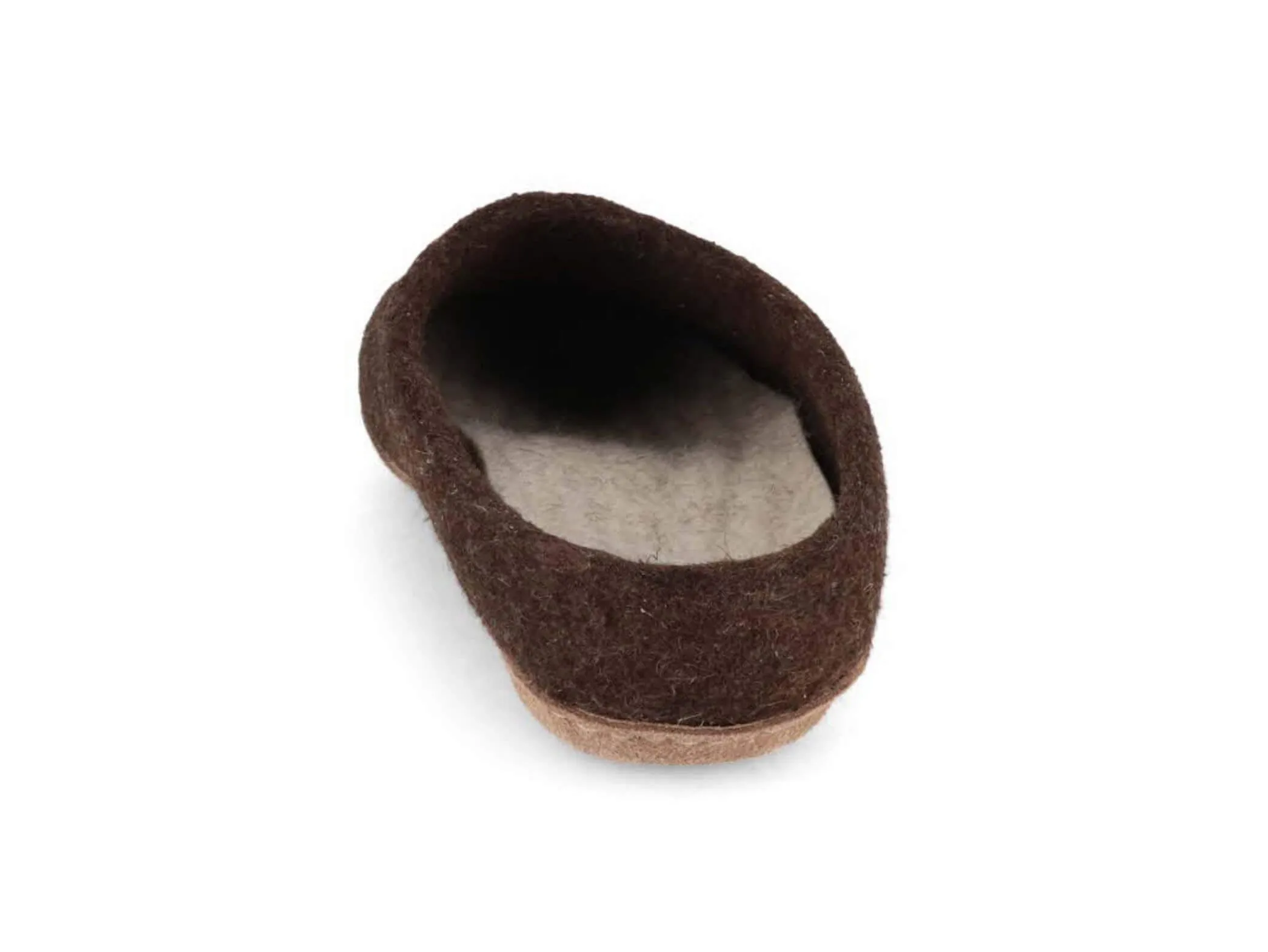 WoolFit Classic | Felt Slippers with Insoles & Leather Sole