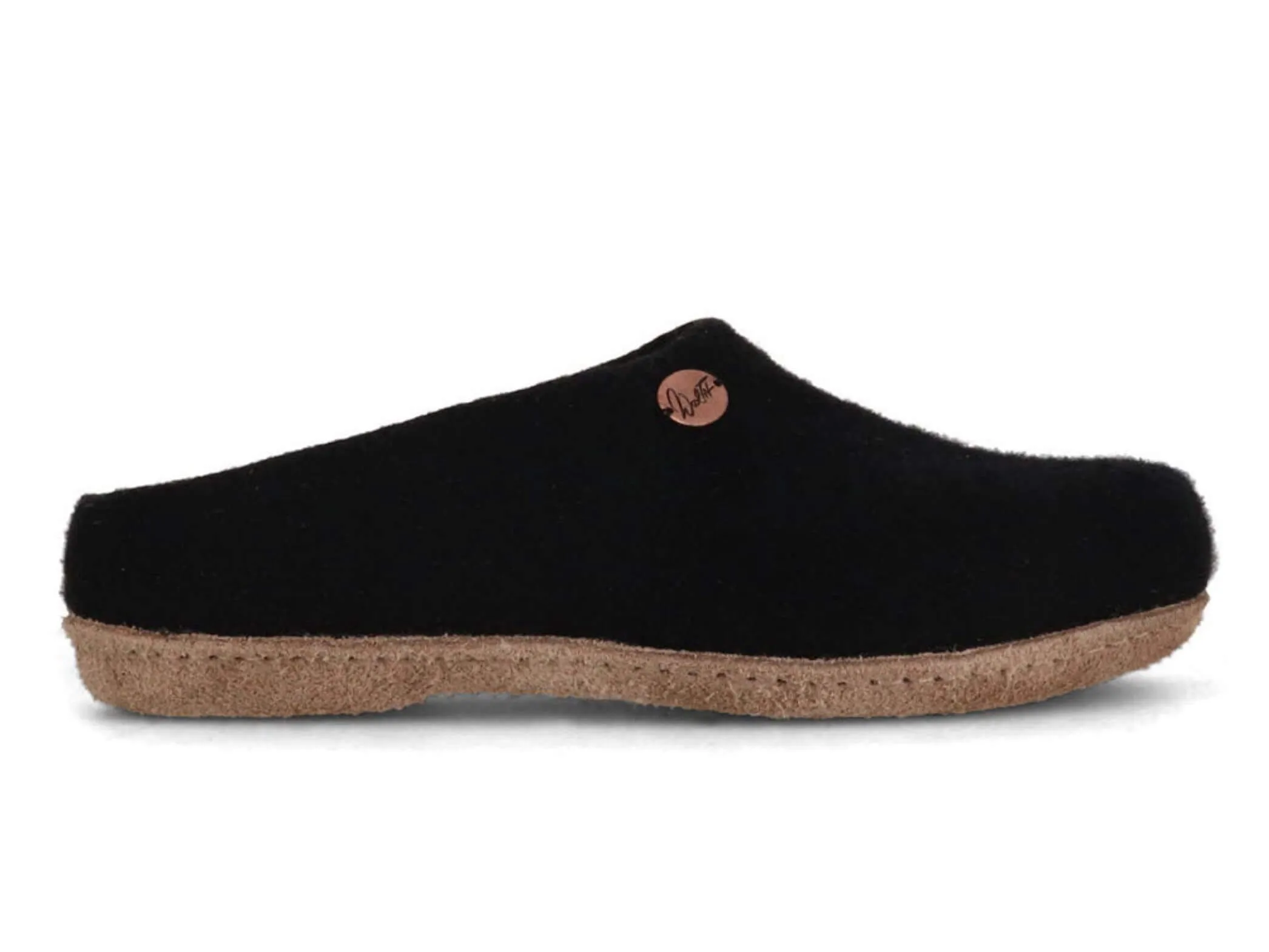 WoolFit Classic | Felt Slippers with Insoles & Leather Sole