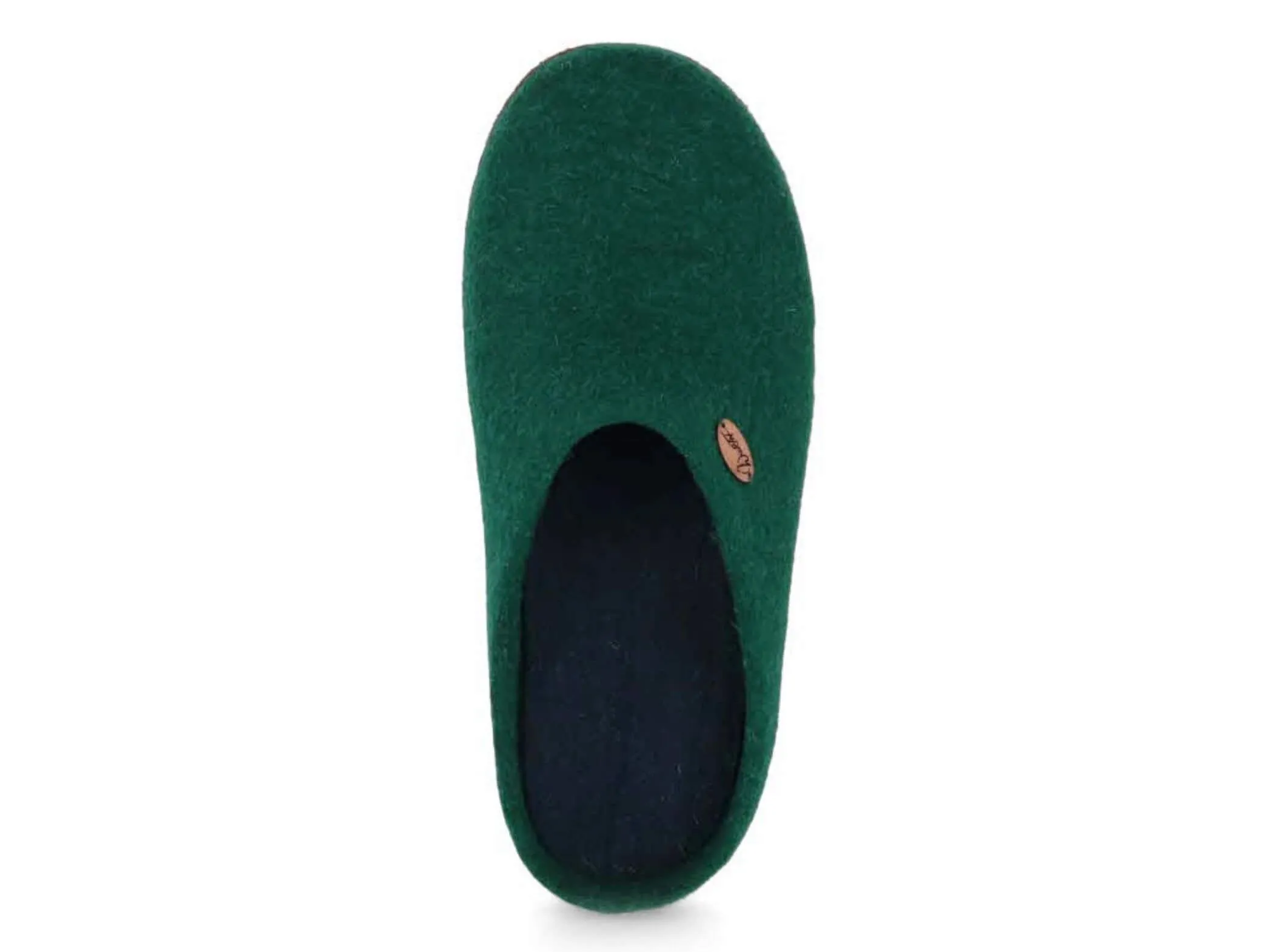 WoolFit Classic | Felt Slippers with Insoles & Leather Sole