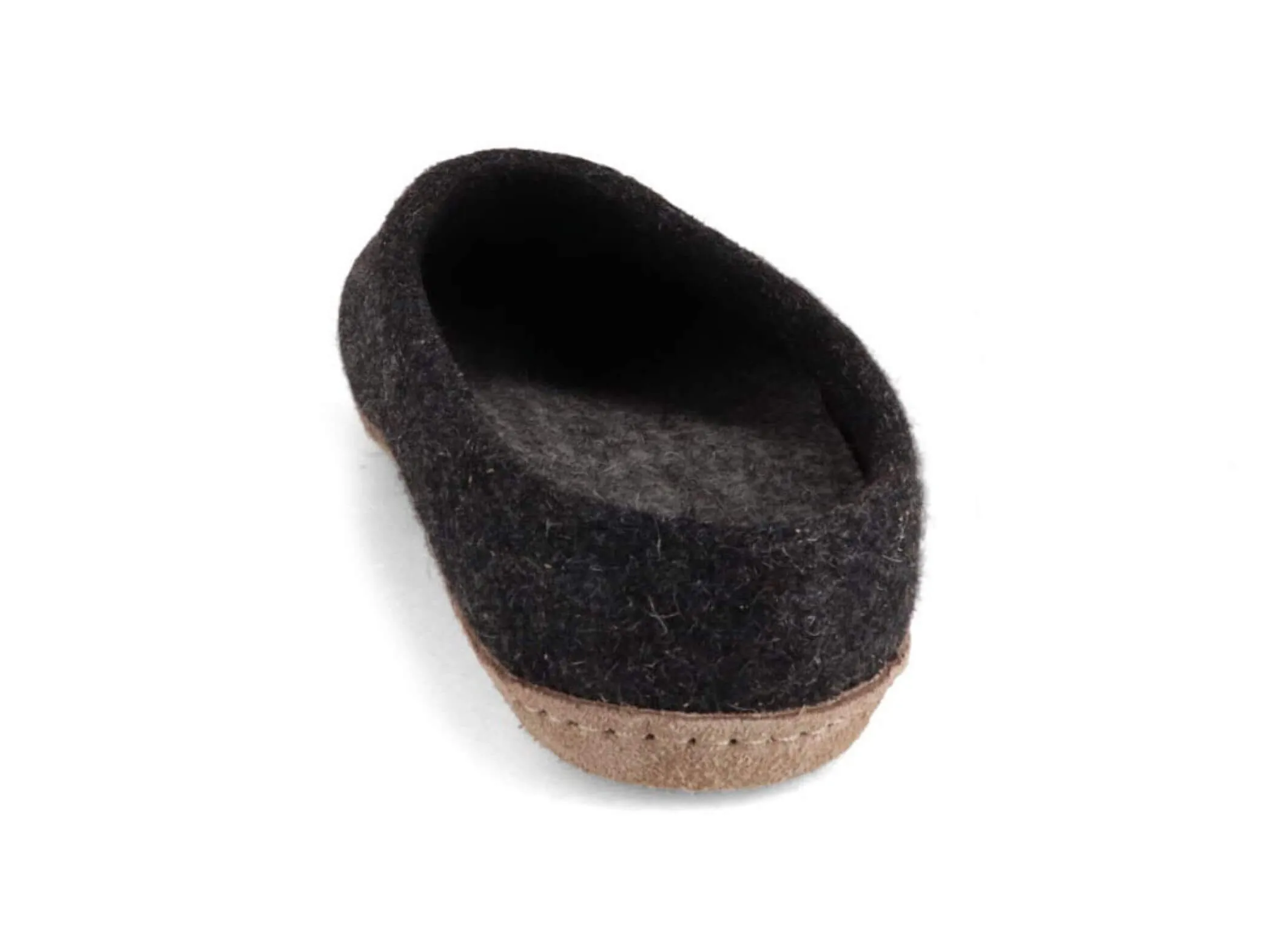WoolFit Classic | Felt Slippers with Insoles & Leather Sole