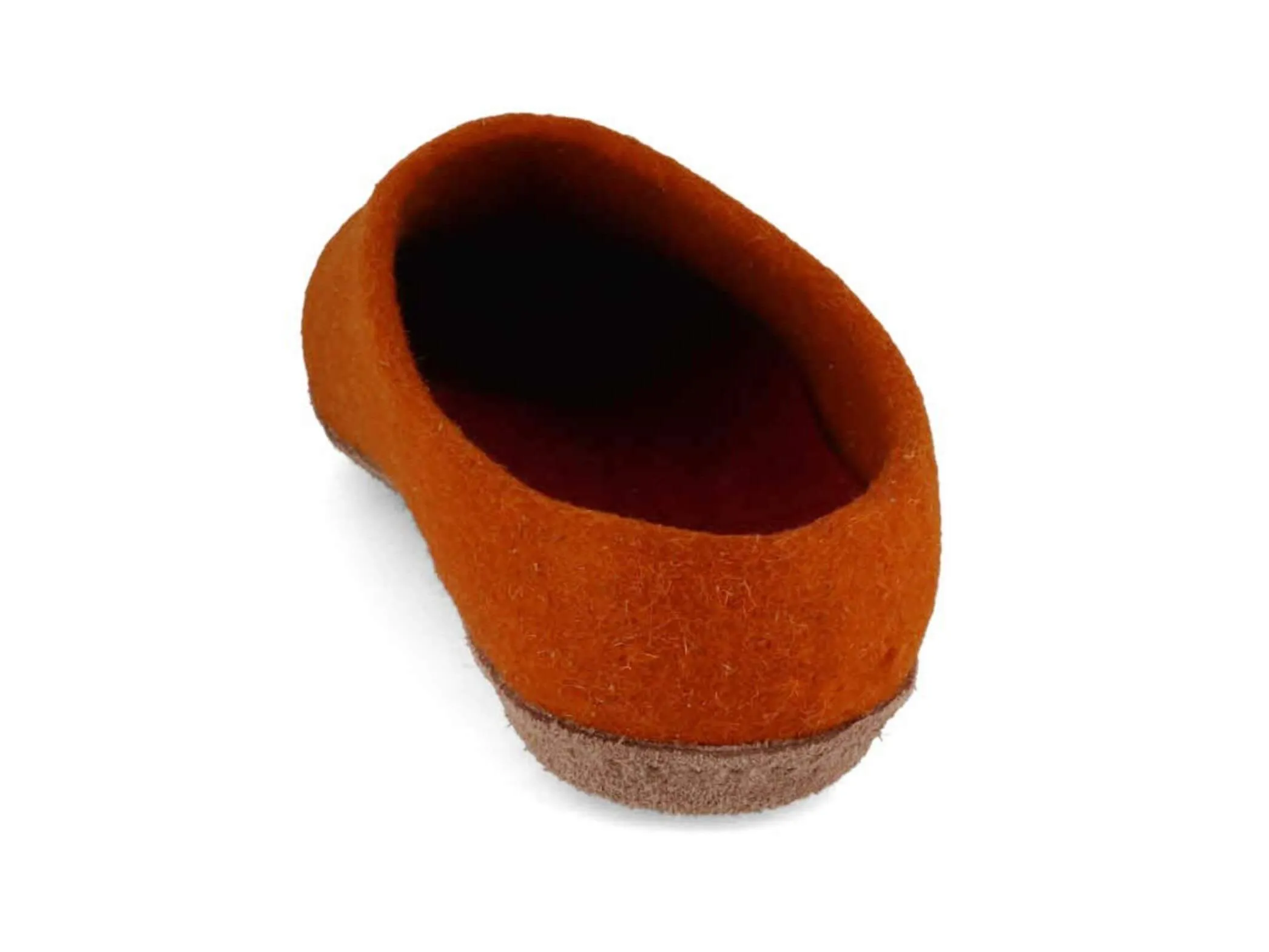 WoolFit Classic | Felt Slippers with Insoles & Leather Sole
