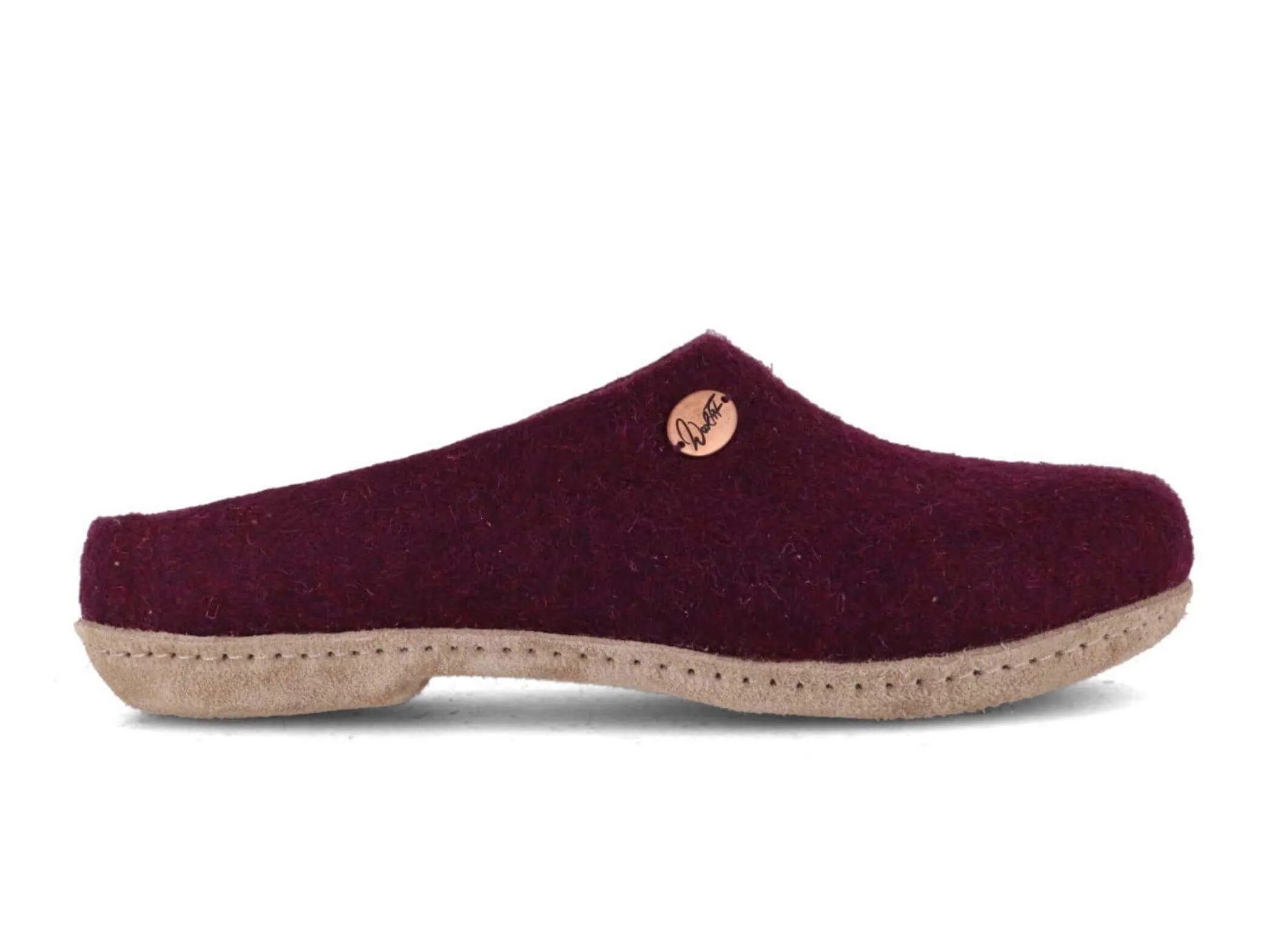 WoolFit Classic | Felt Slippers with Insoles & Leather Sole