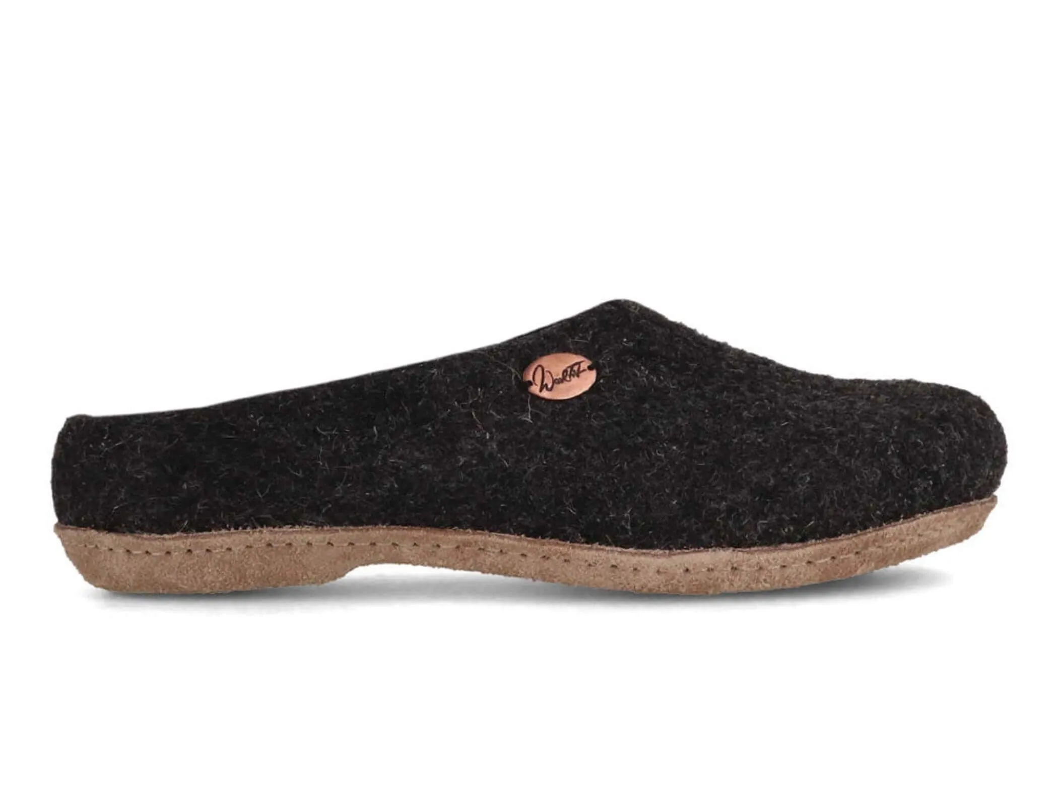 WoolFit Classic | Felt Slippers with Insoles & Leather Sole